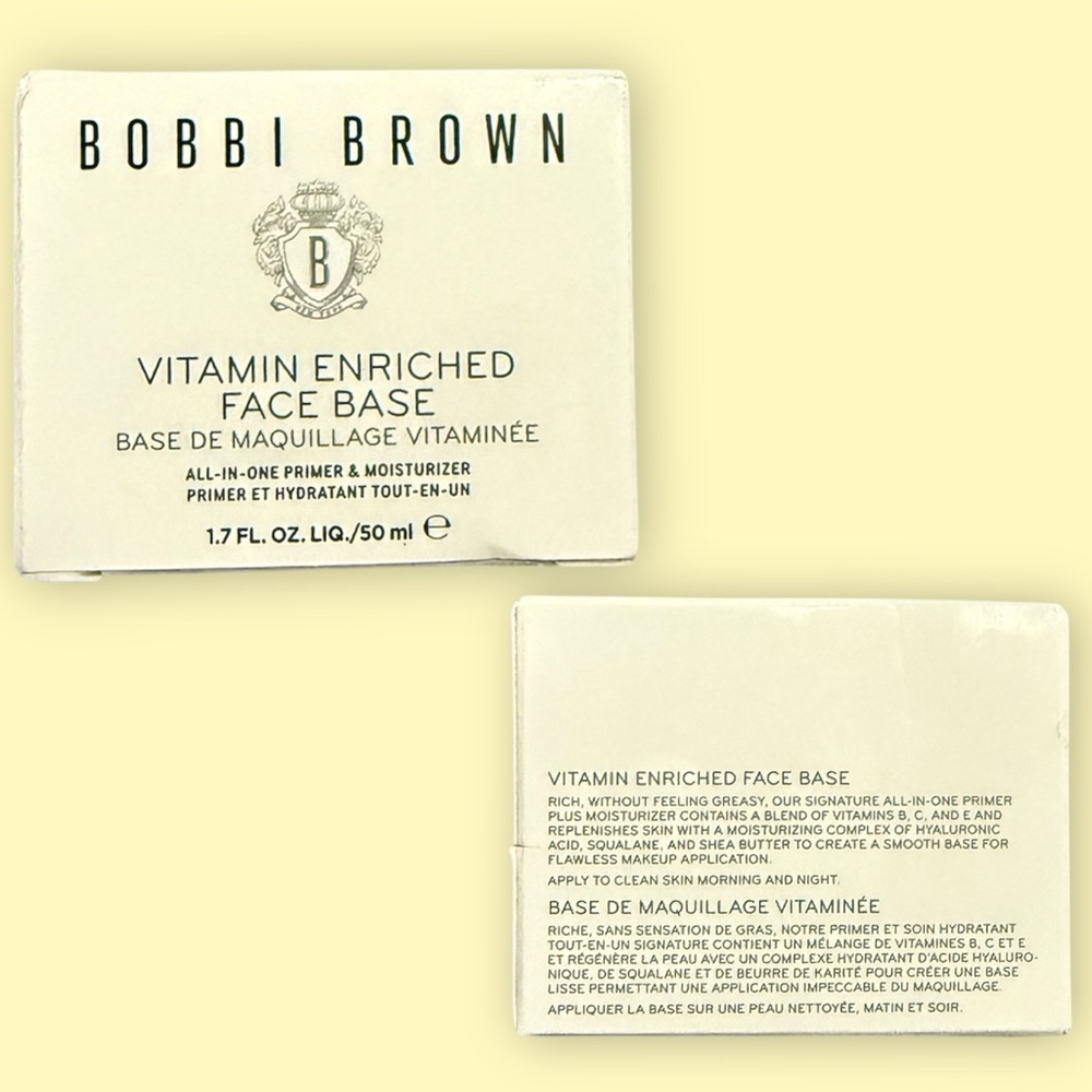 🥰2 for $125🥰 Bobbi Brown Vitamin Enriched Face Base Moisturizer + Primer
